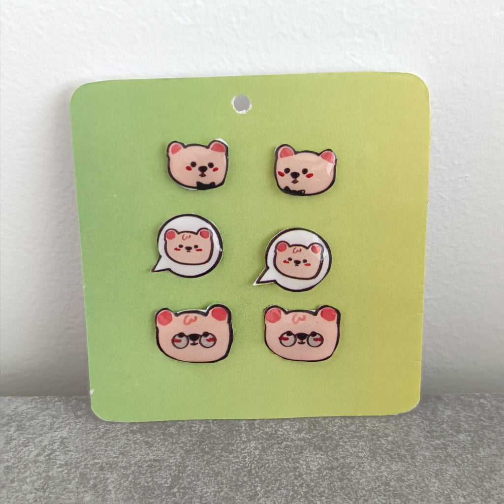 Pendientes osos