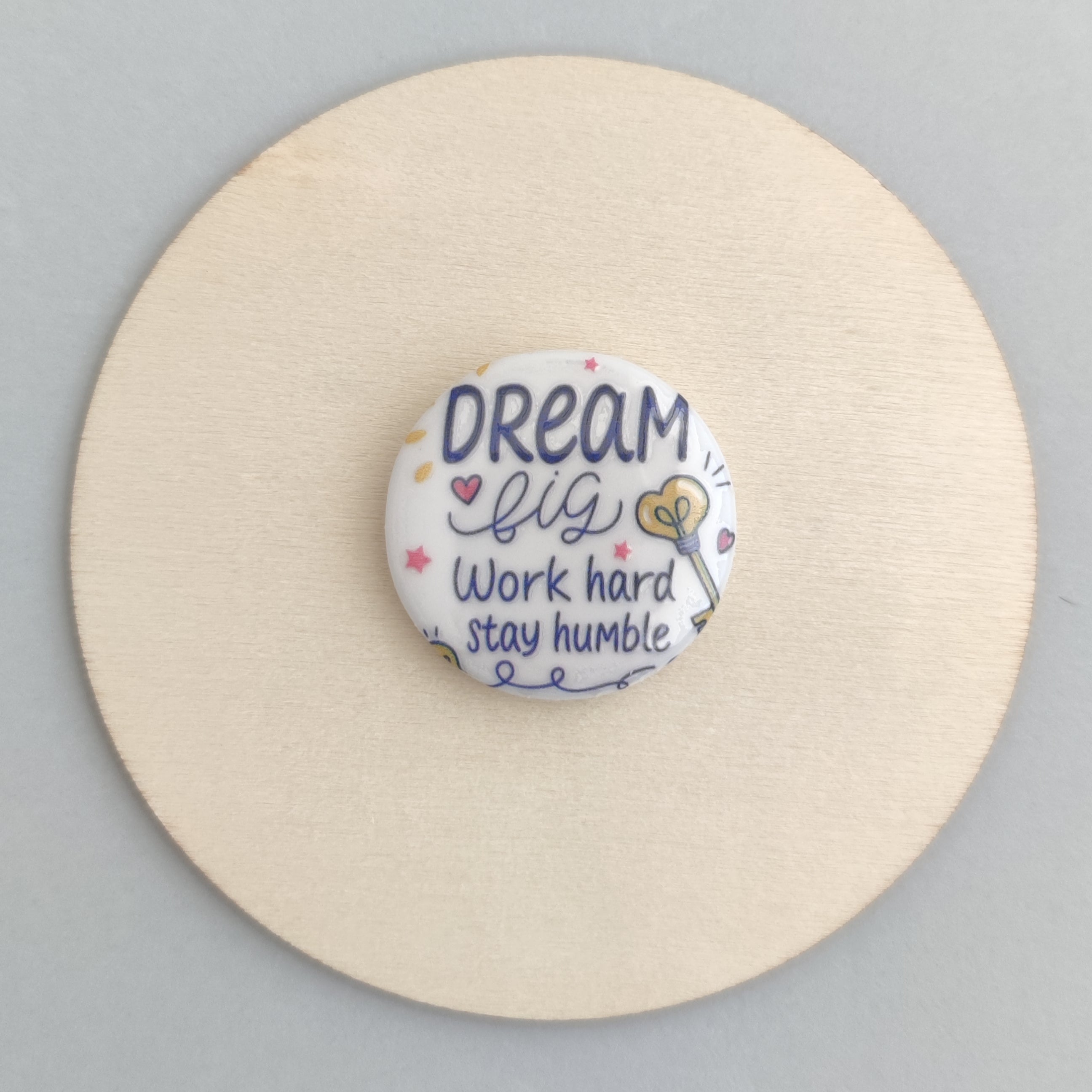 Chapas con Frase Motivadora