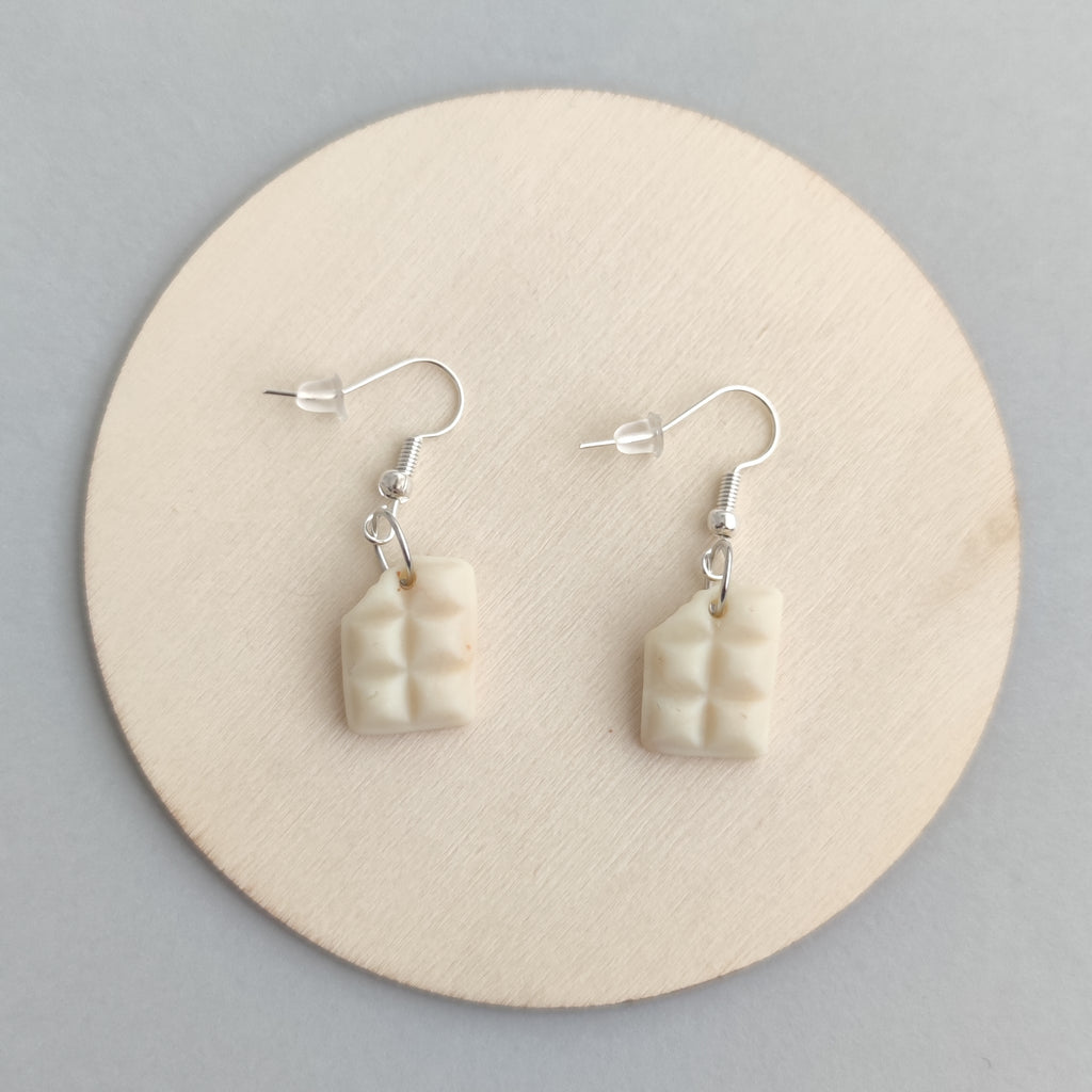 Pendientes Chocolate Blanco