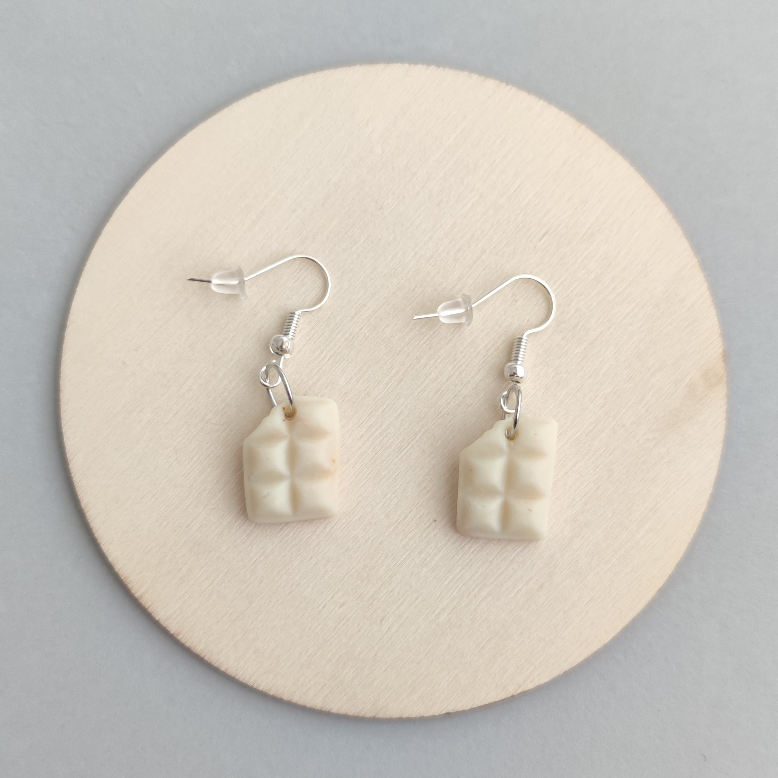 Pendientes Chocolate Blanco