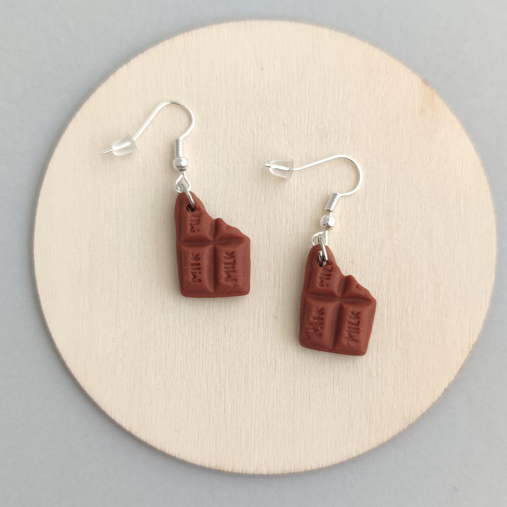 Pendientes Chocolate Negro