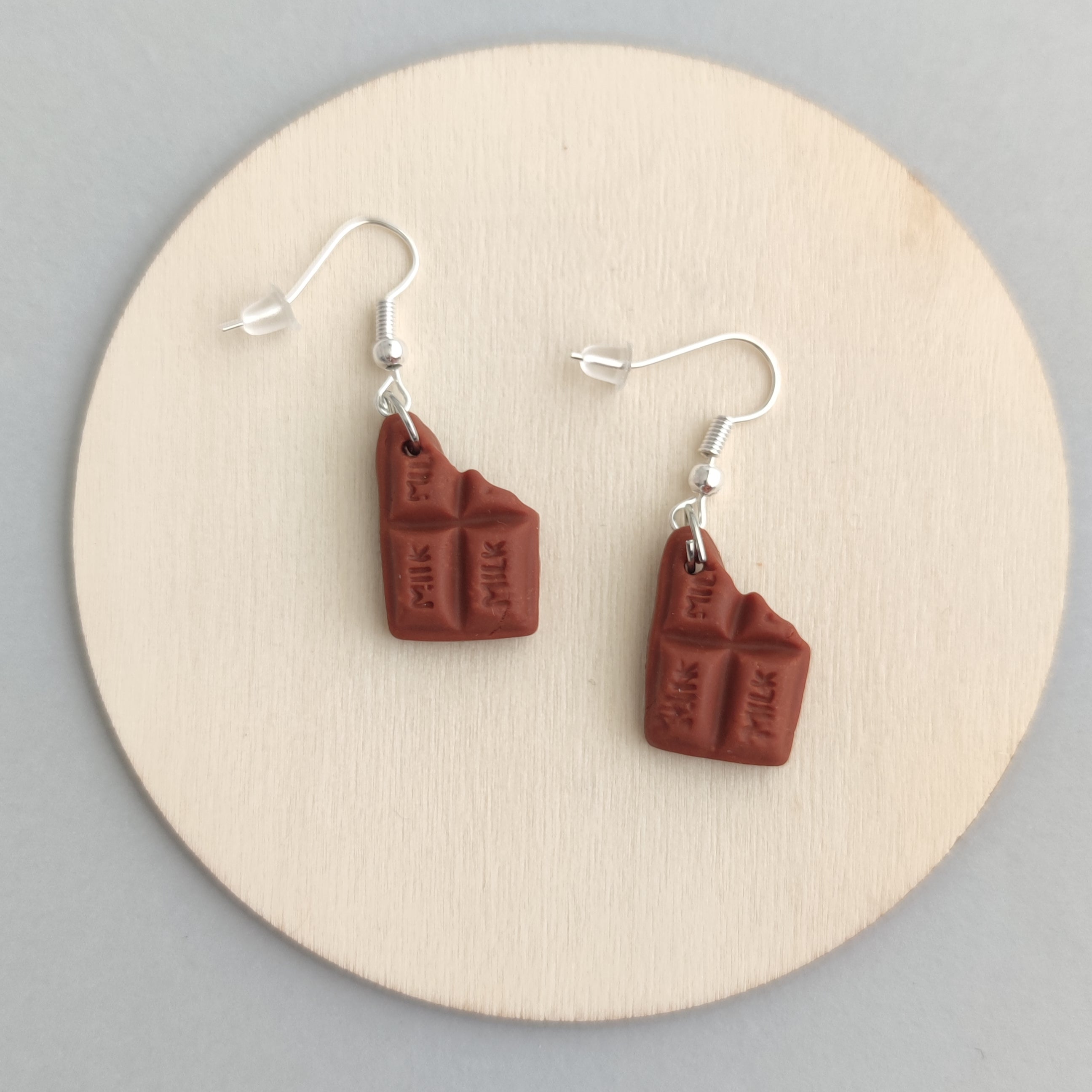 Pendientes Chocolate Negro