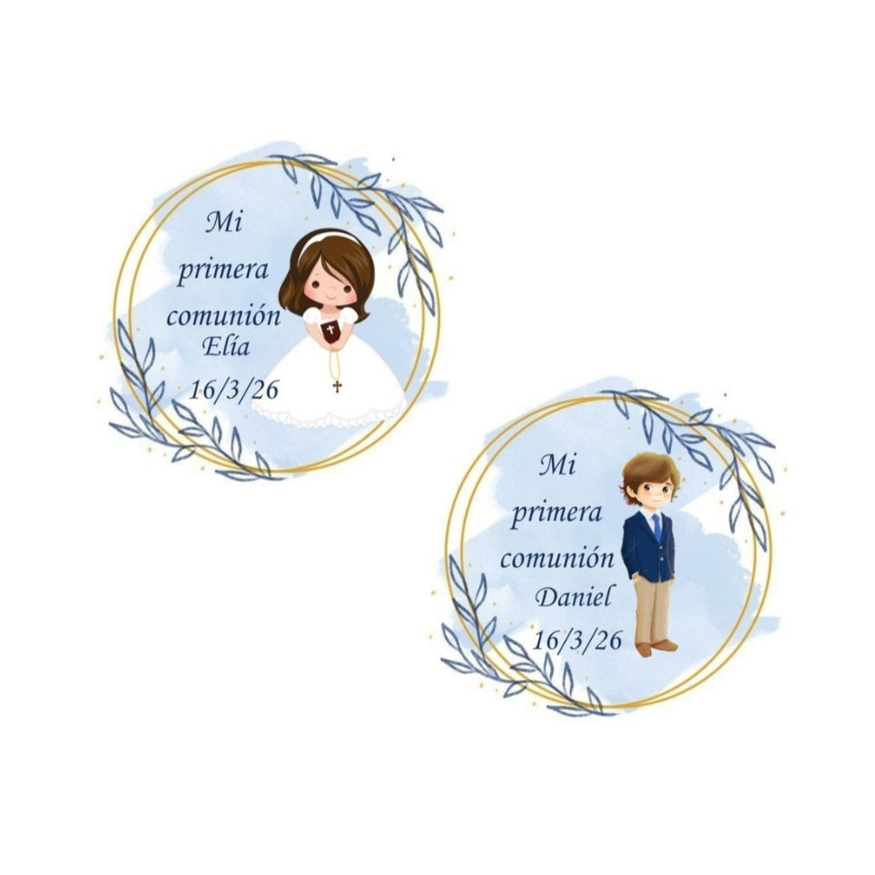 Chapa personalizada Comunión Niña/Niño