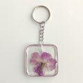 Llavero Resina Flor de Alelies