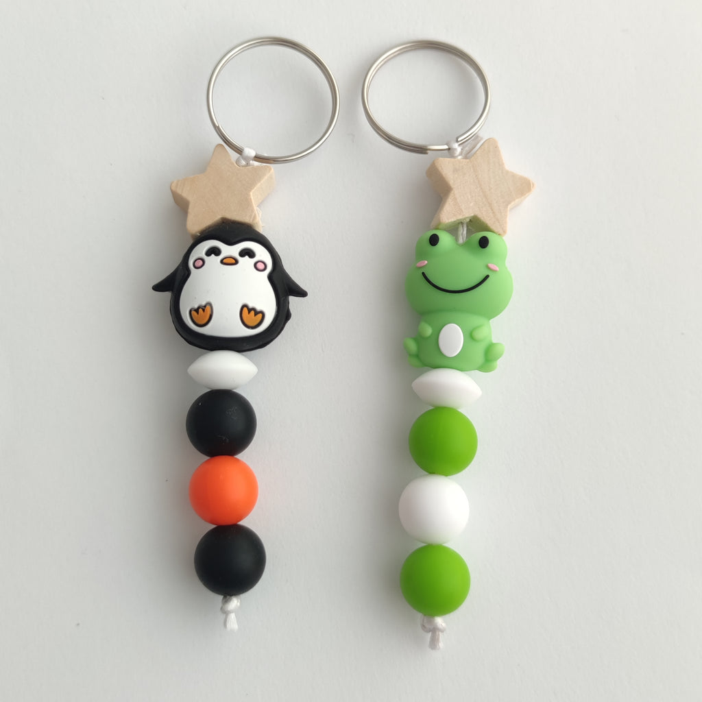 Llavero Pingüino o Rana