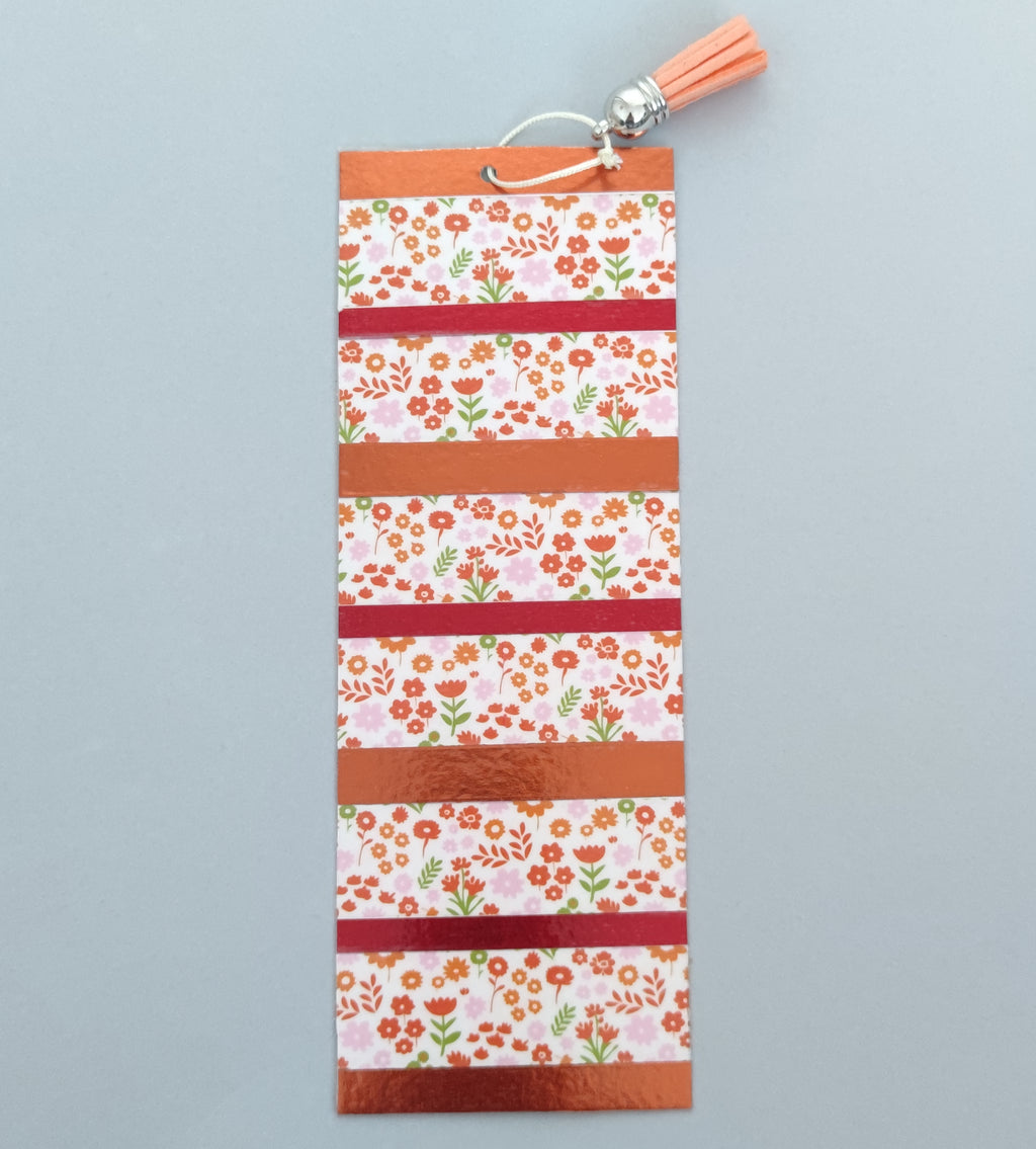 Set de Papelería Floral Naranja