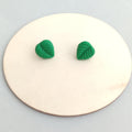 Pendientes Mini Hoja Verde