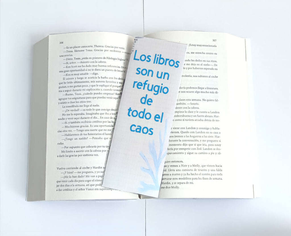 Marcapáginas con Frases