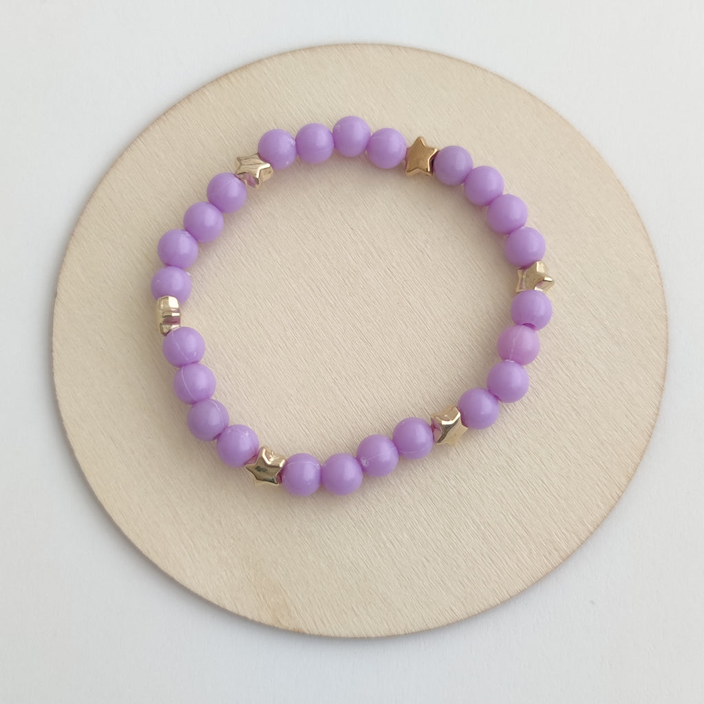 Pulseras de Colores Estrellas Doradas