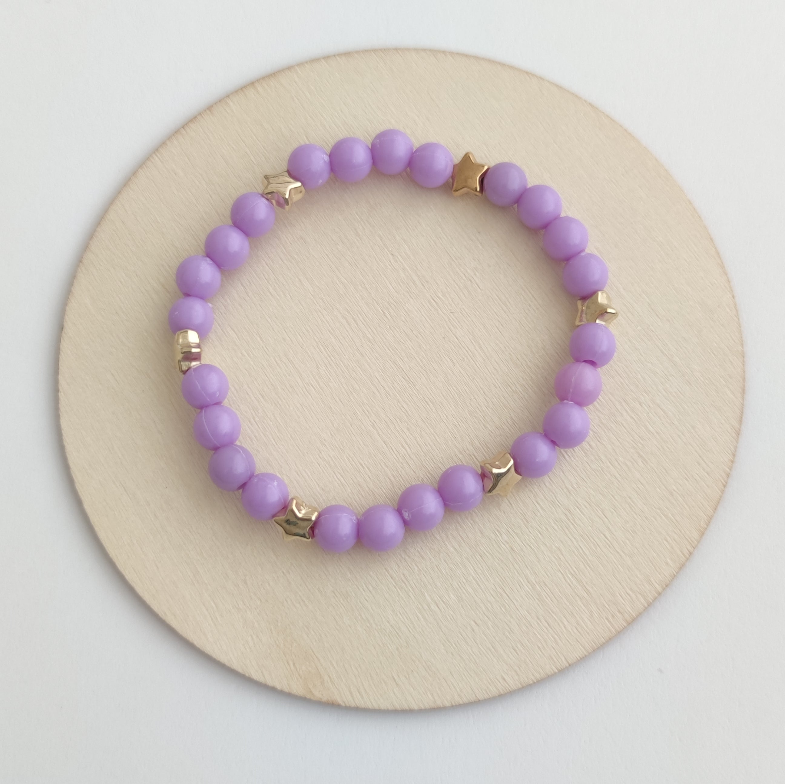 Pulseras de Colores Estrellas Doradas