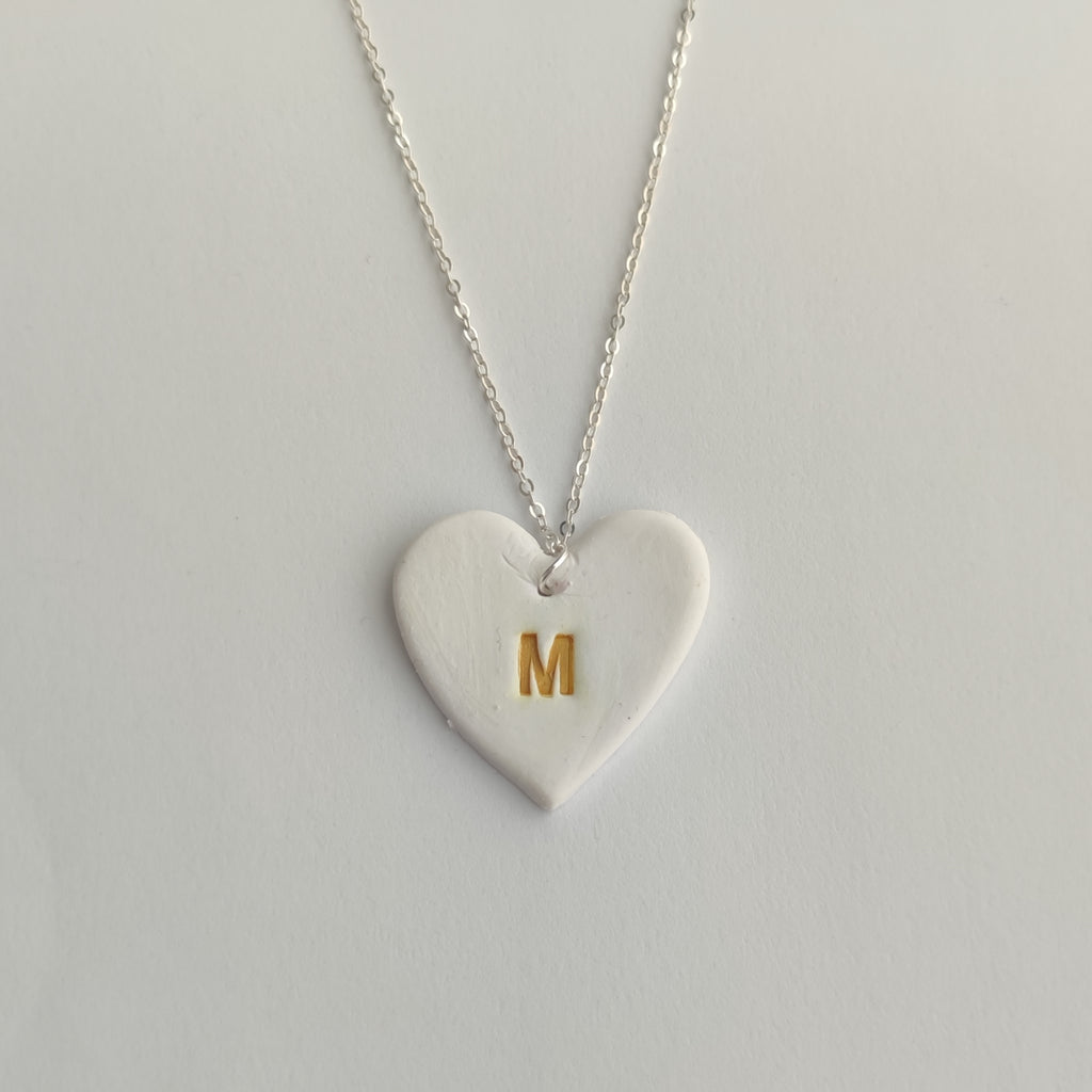 Collar Corazón con Inicial