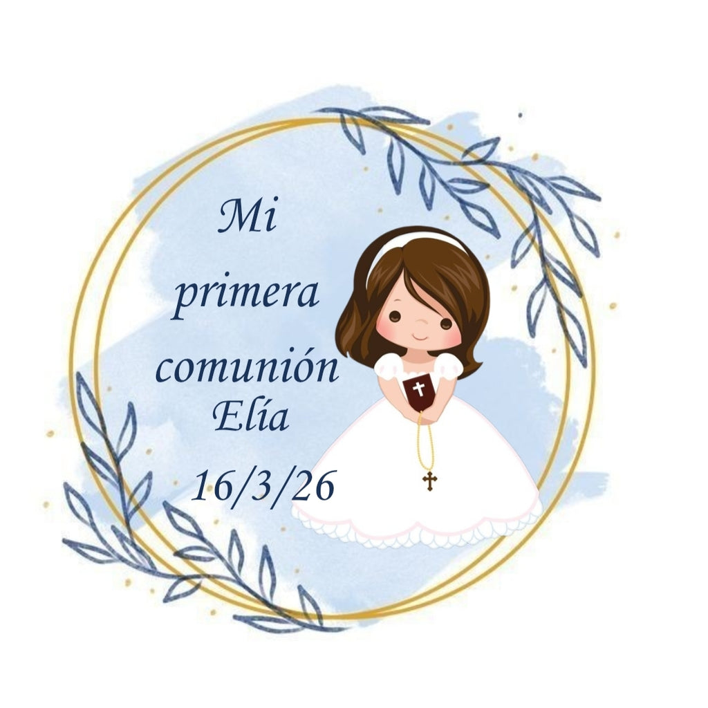 Chapa personalizada Comunión Niña/Niño