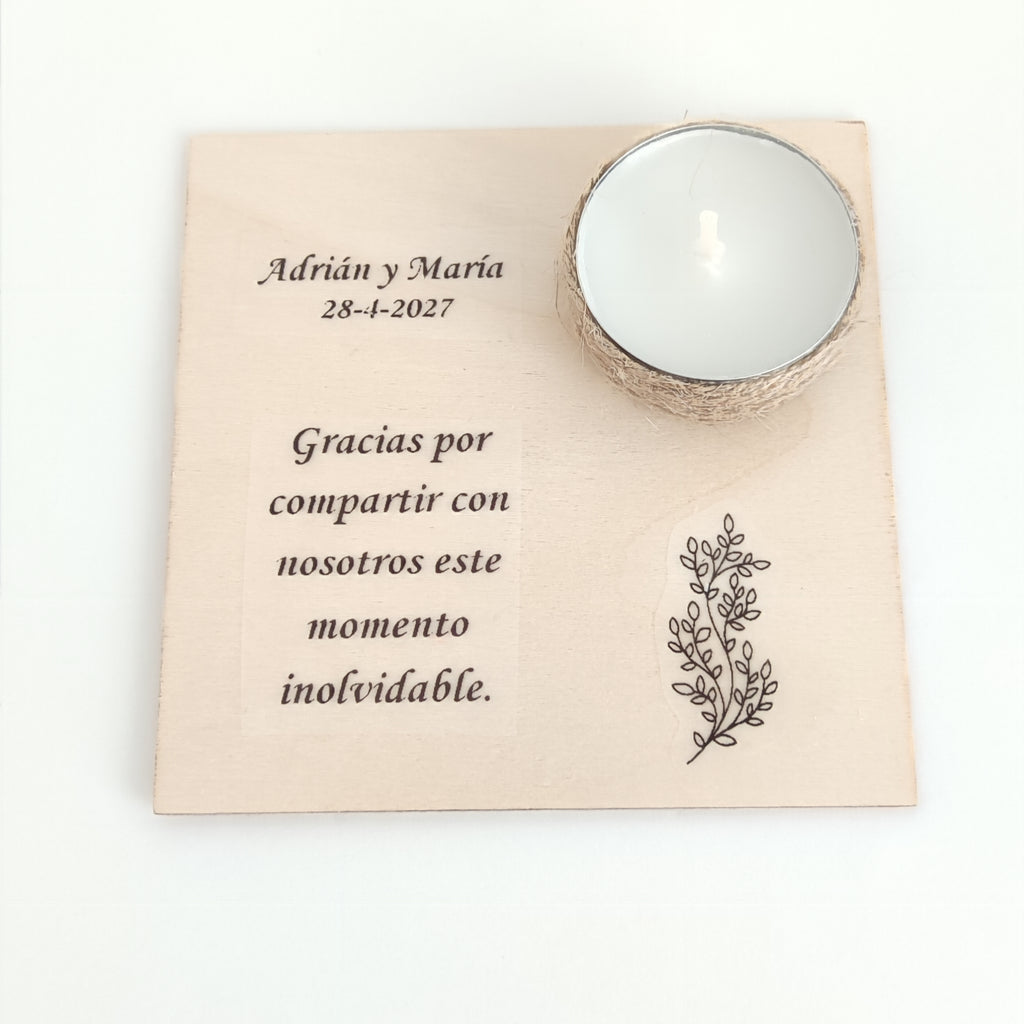 Portavelas “Luz de Nuestra Historia”