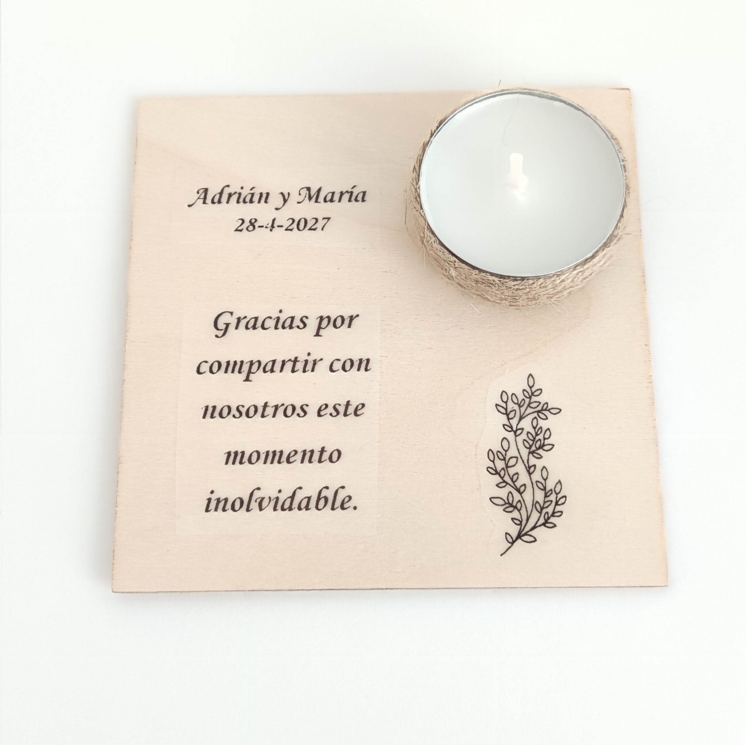 Portavelas “Luz de Nuestra Historia”