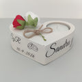 Portavelas Corazón