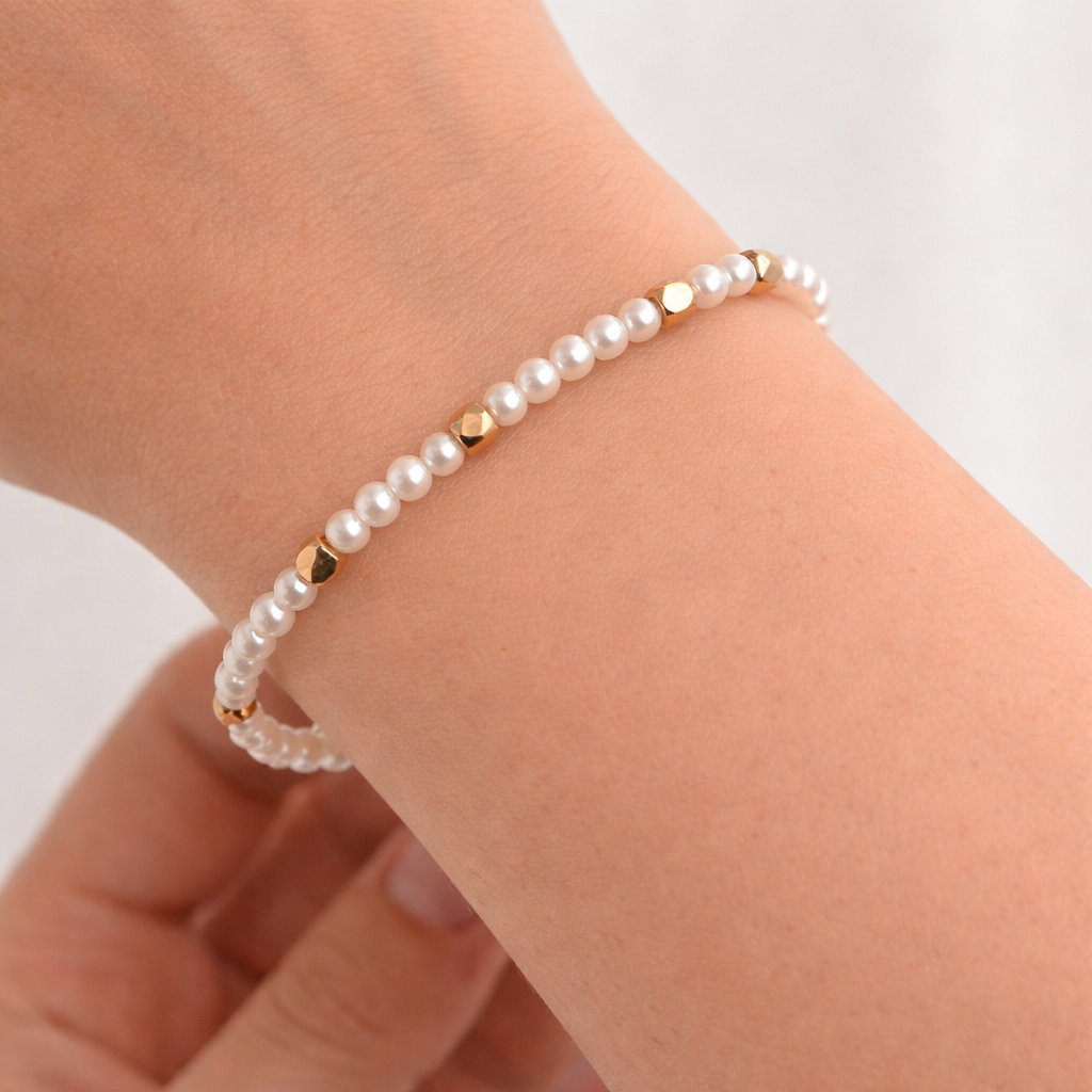 Pulsera Fina de Perlas