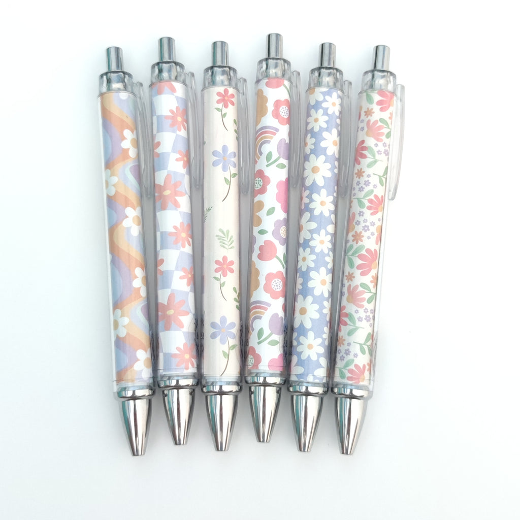 Bolígrafos Estampados Colección Pastel