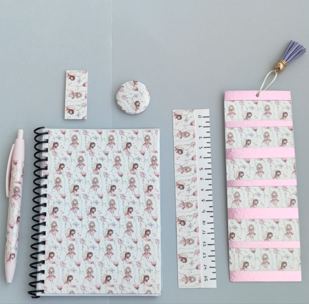 Set de papelería Sueños en Rosa
