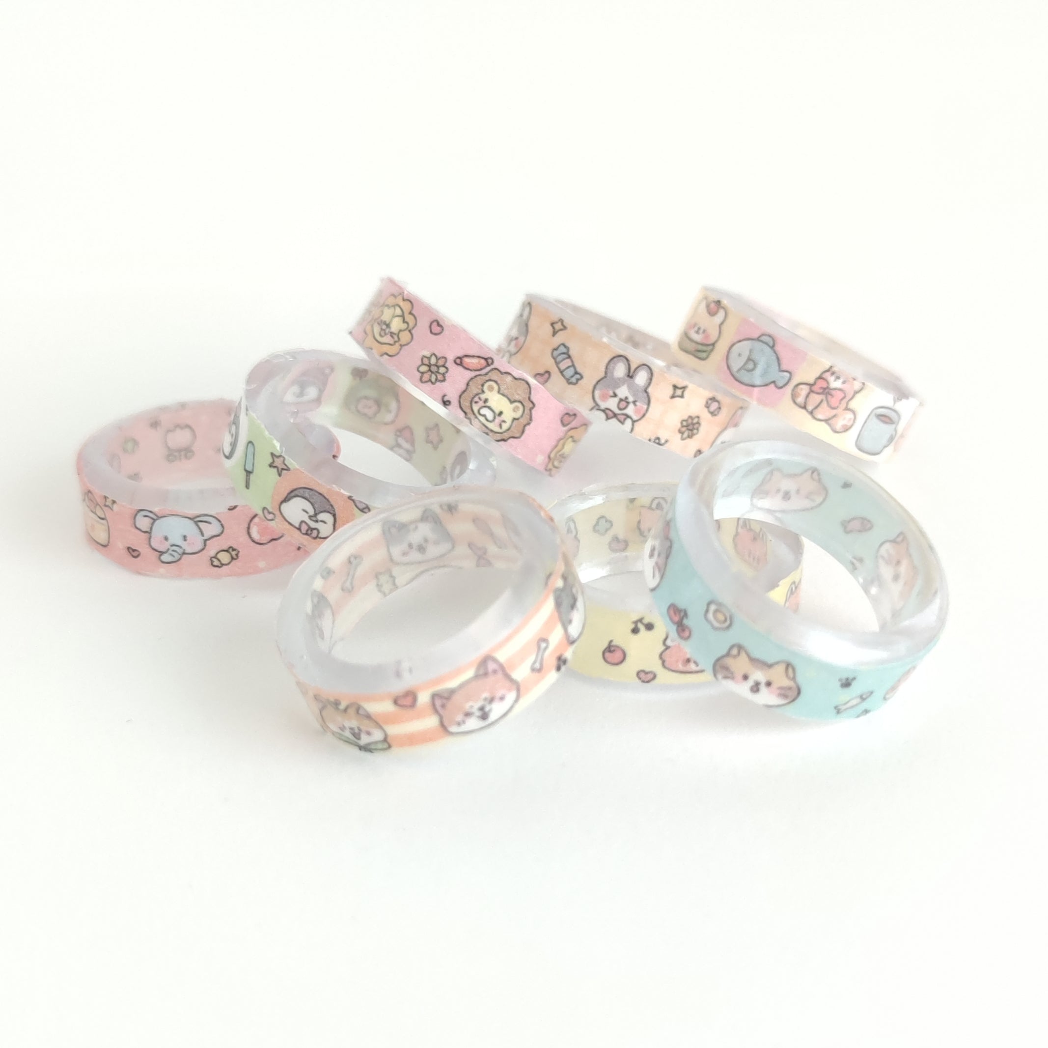 Anillos Kawaii Pastel
