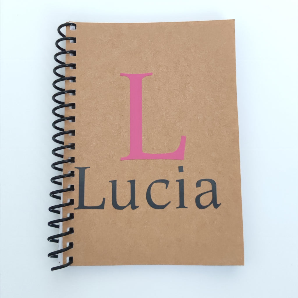 Libreta A6 Personalizada Inicial y Nombre