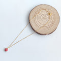 Collar Flor Roja