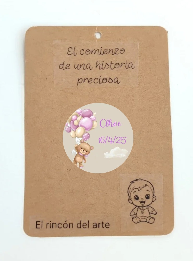 Chapa personalizada Ositos