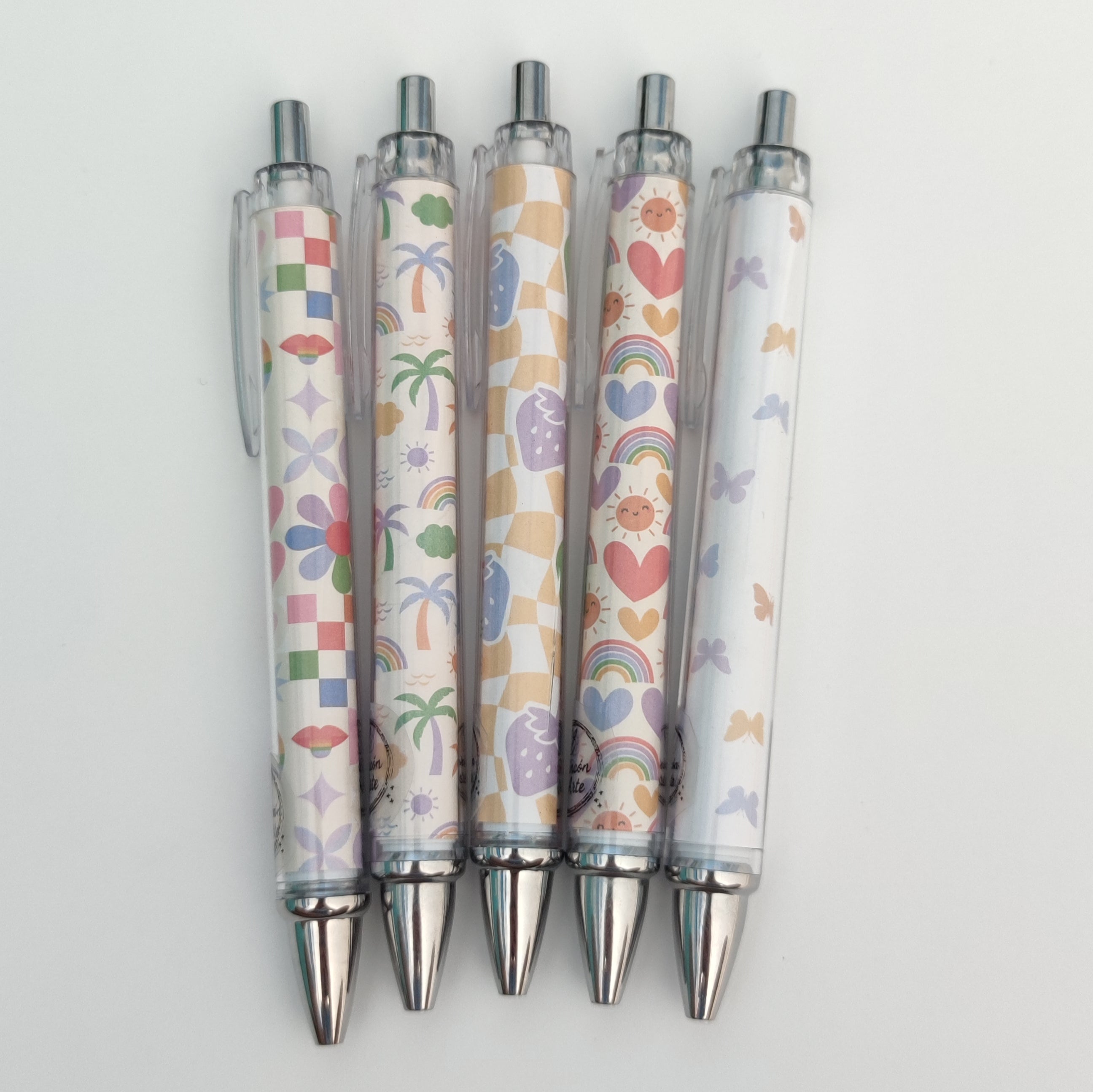 Bolígrafos Estampados Colección Pastel