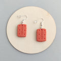 Pendientes Cookies Cuadradas