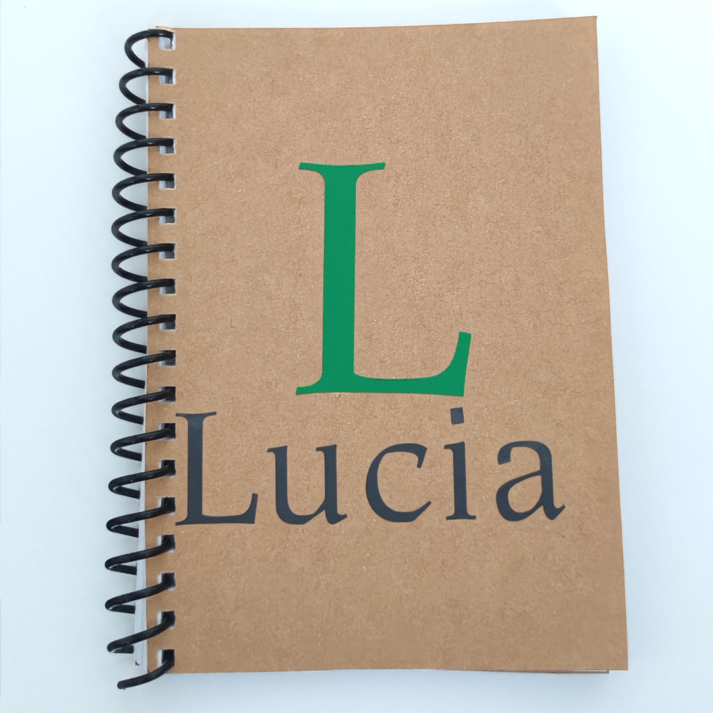 Libreta A6 Personalizada Inicial y Nombre