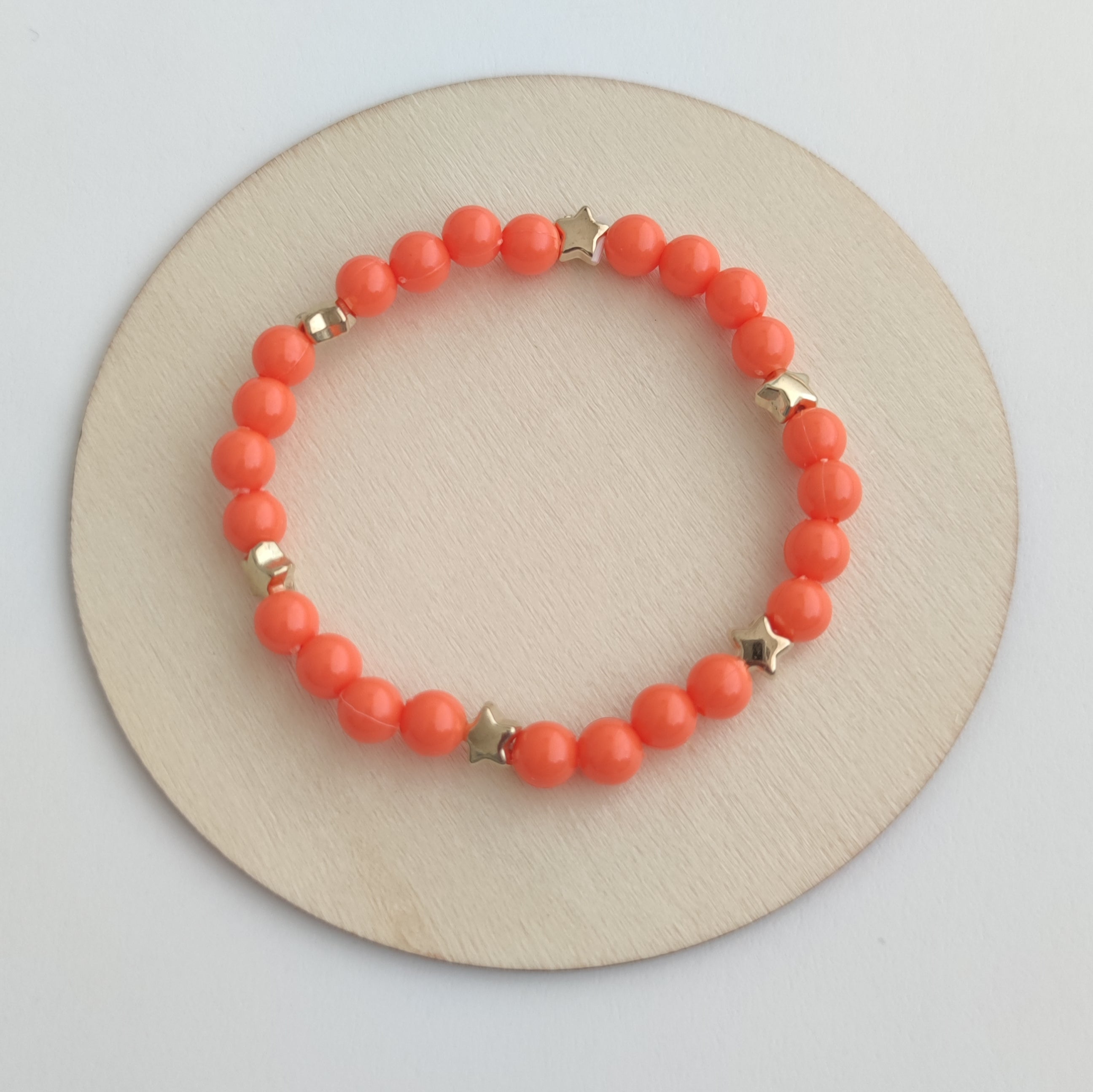 Pulseras de Colores Estrellas Doradas