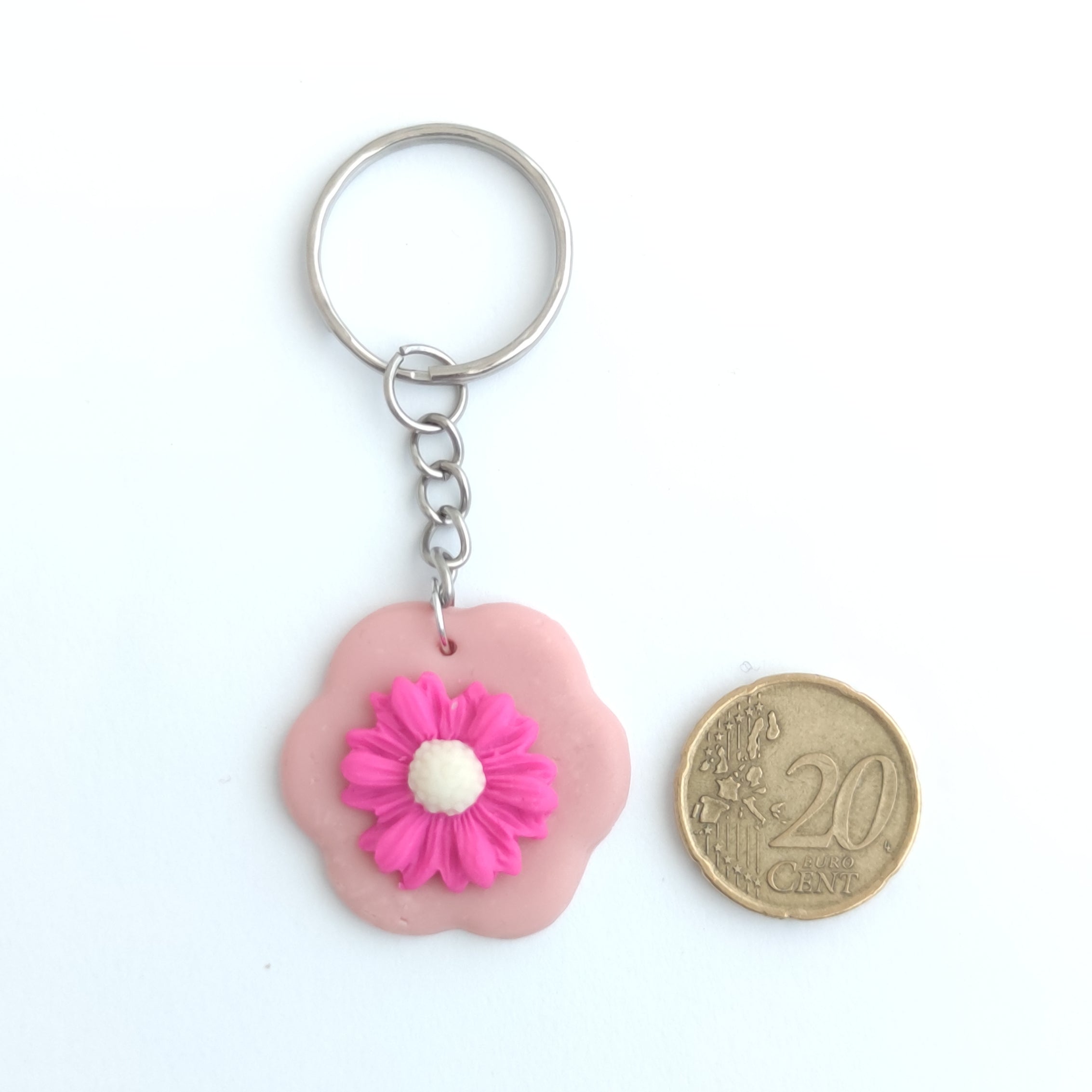 Llavero Margarita Rosa