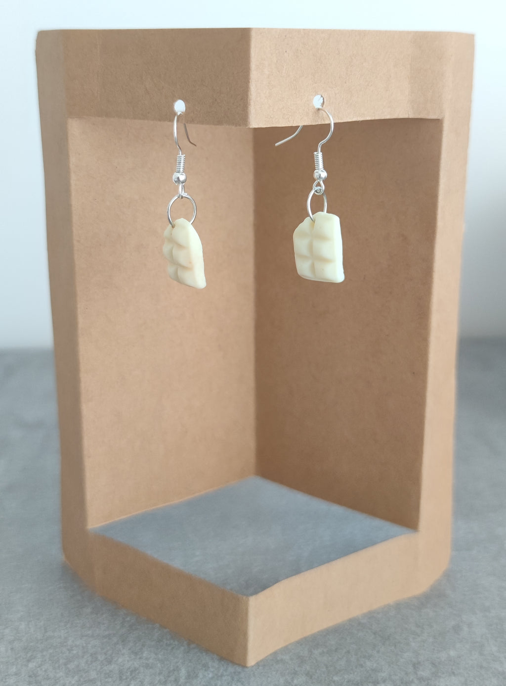 Pendientes Chocolate Blanco