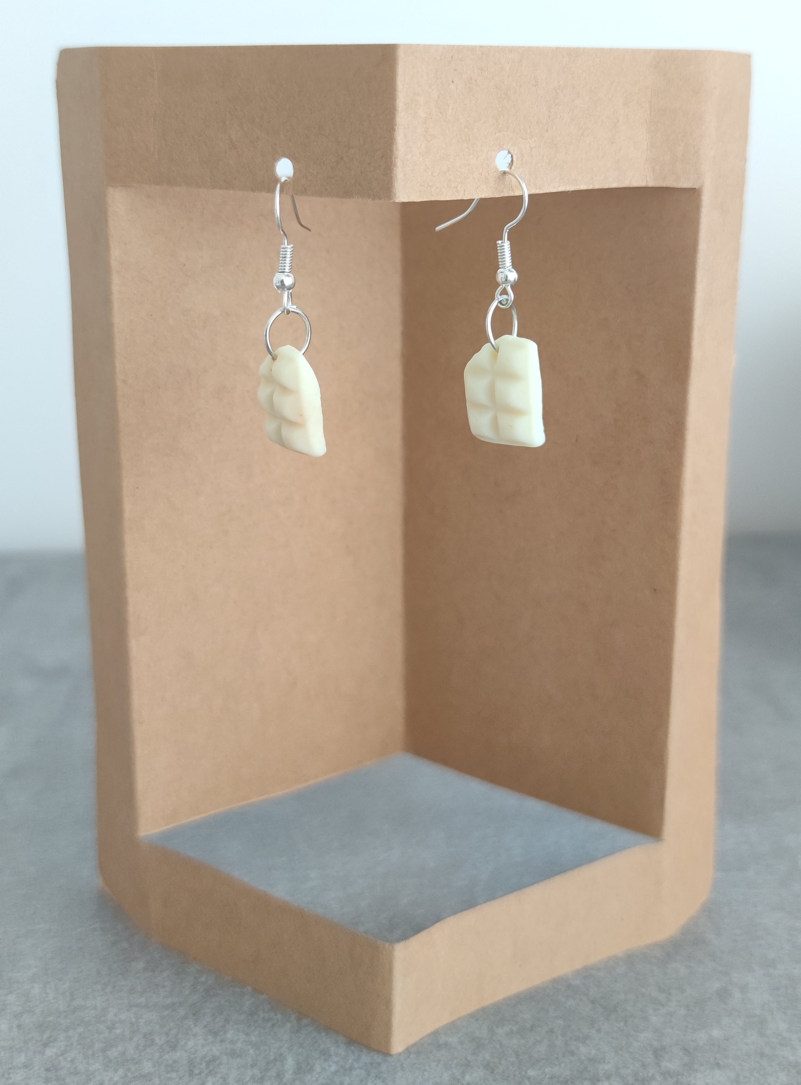 Pendientes Chocolate Blanco