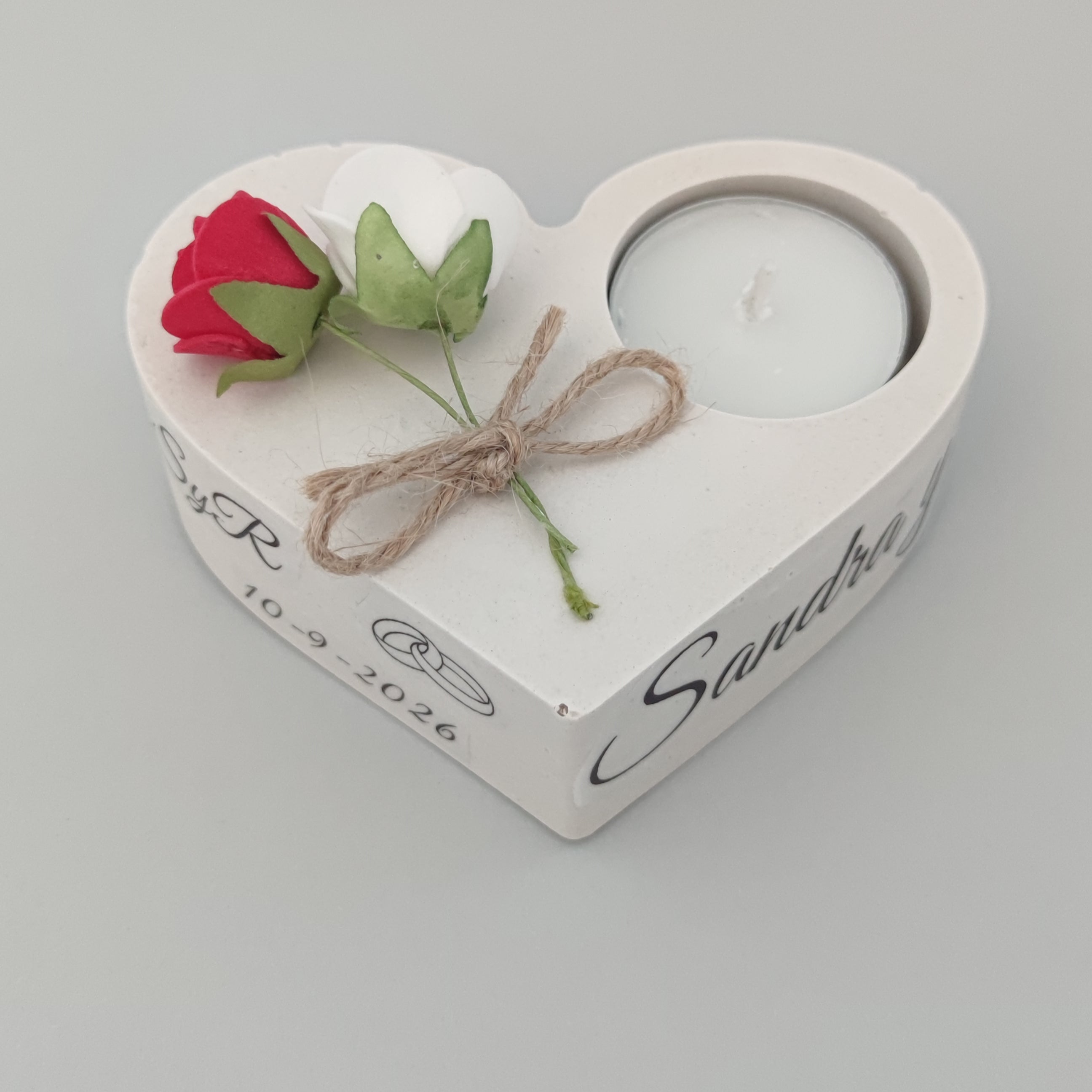Portavelas Corazón