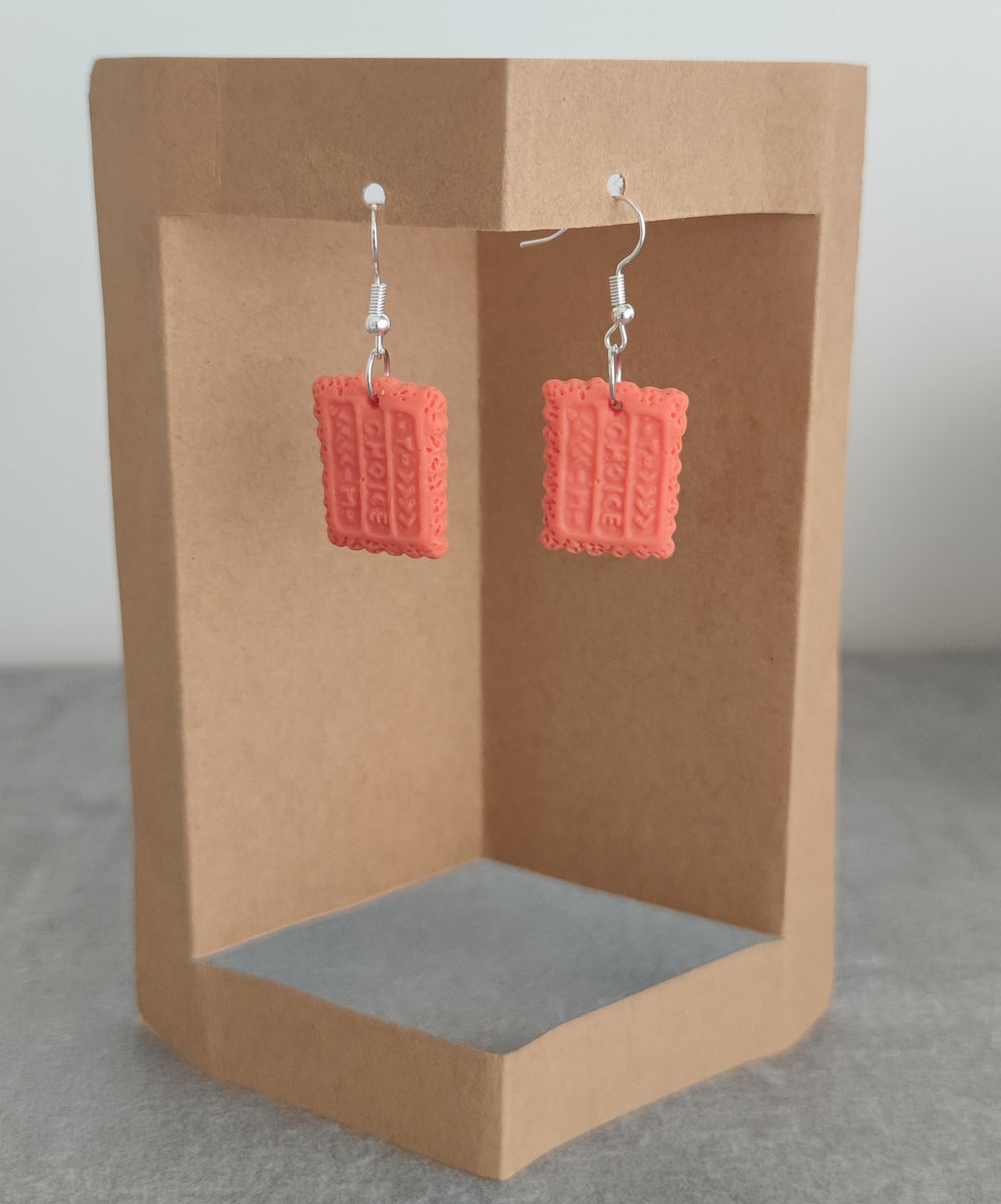 Pendientes Cookies Cuadradas