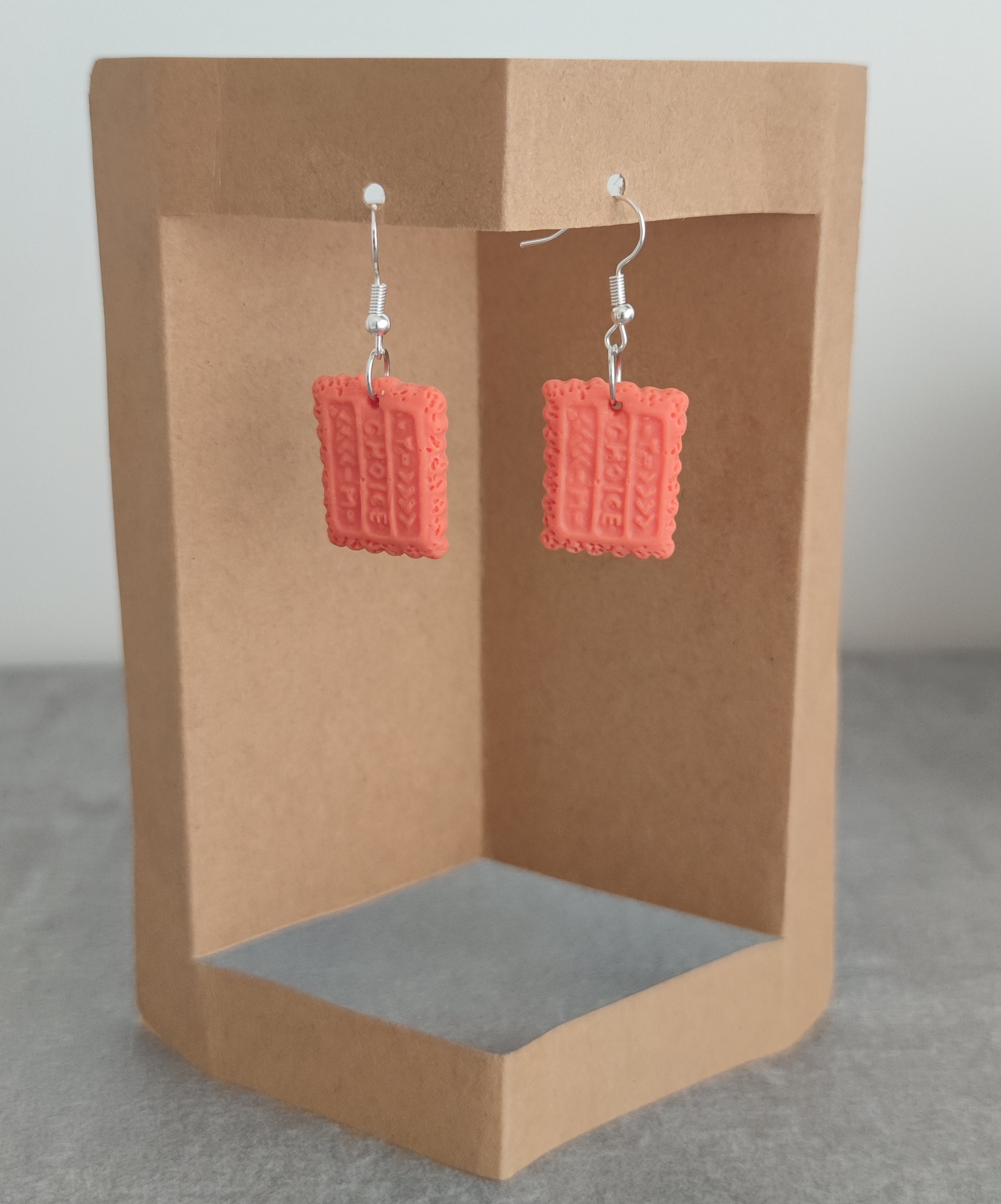 Pendientes Cookies Cuadradas
