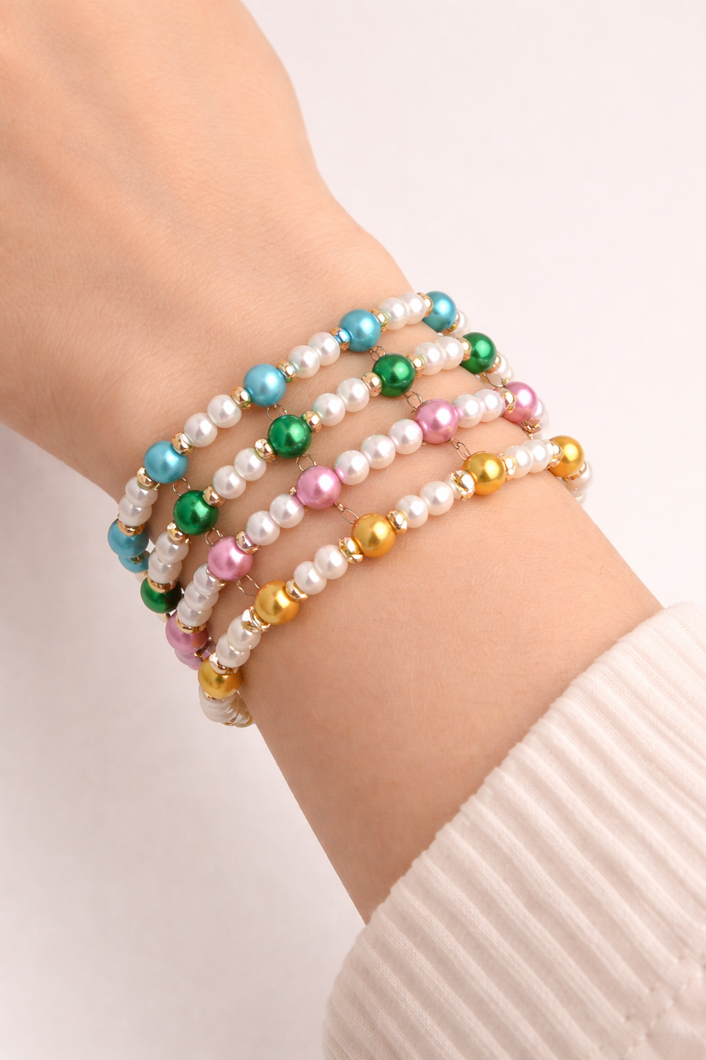 Conjunto de Pulseras de Colores