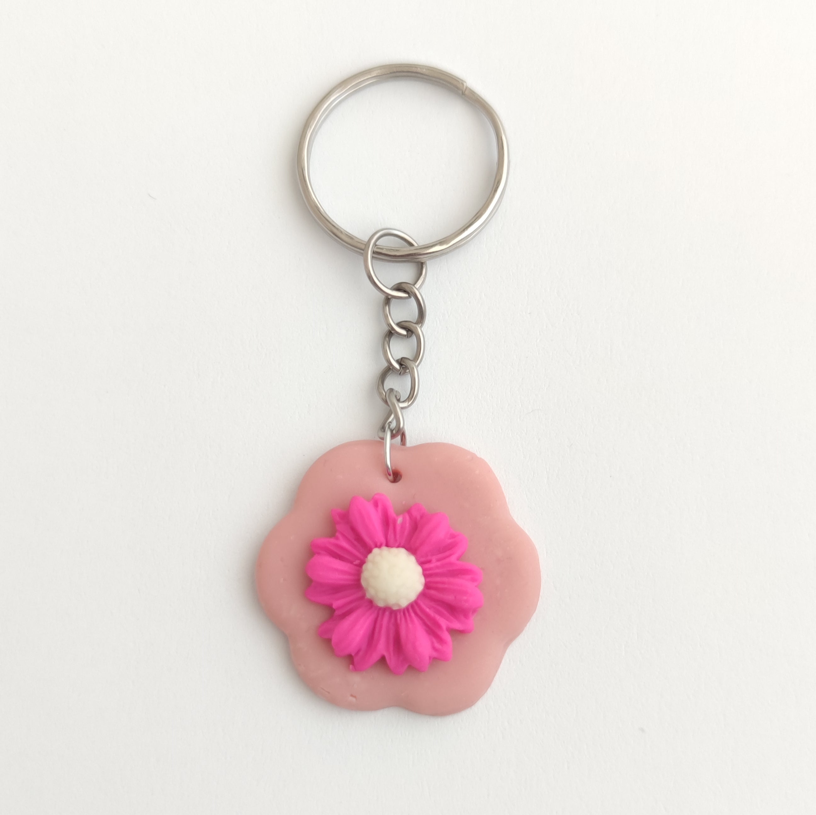 Llavero Margarita Rosa