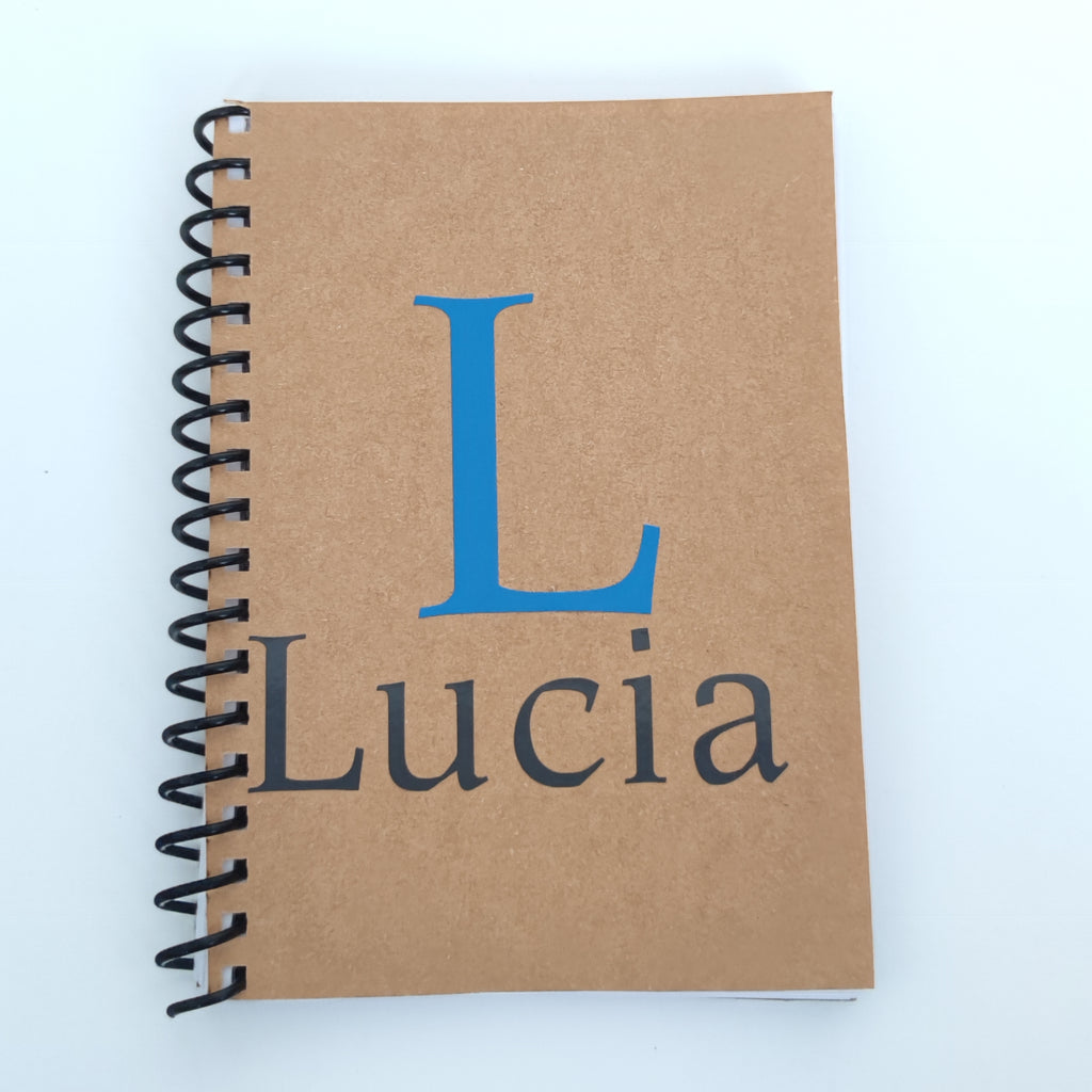 Libreta A6 Personalizada Inicial y Nombre