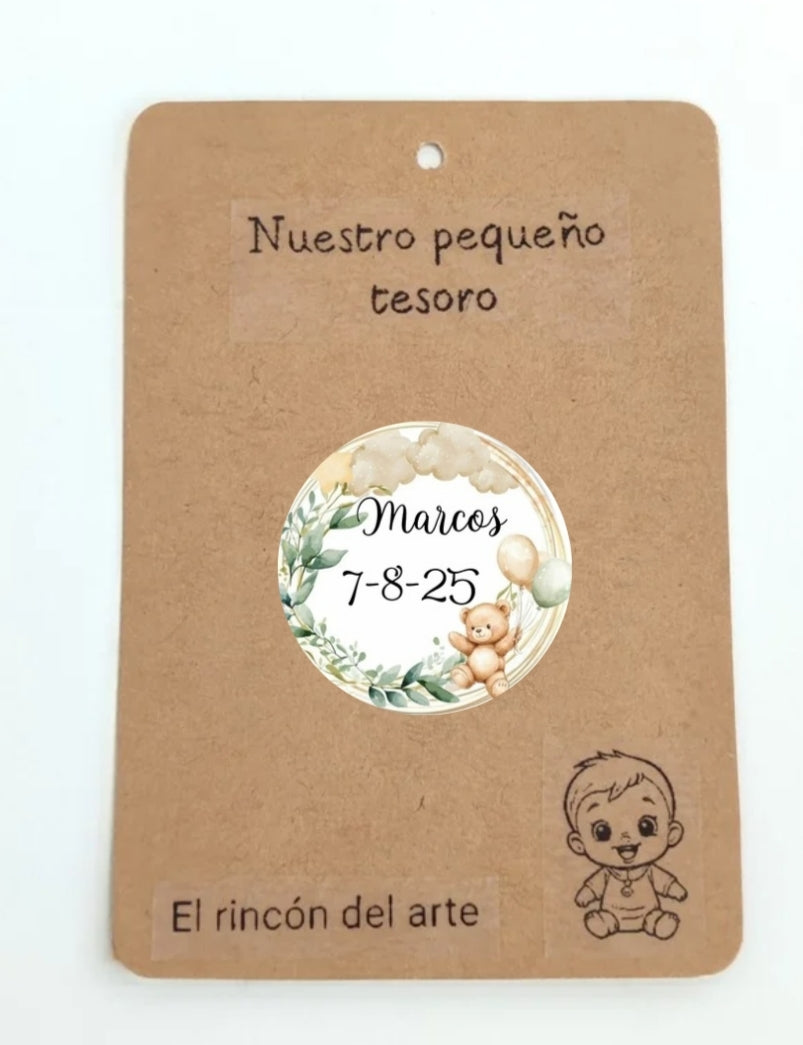 Chapa personalizada Osito