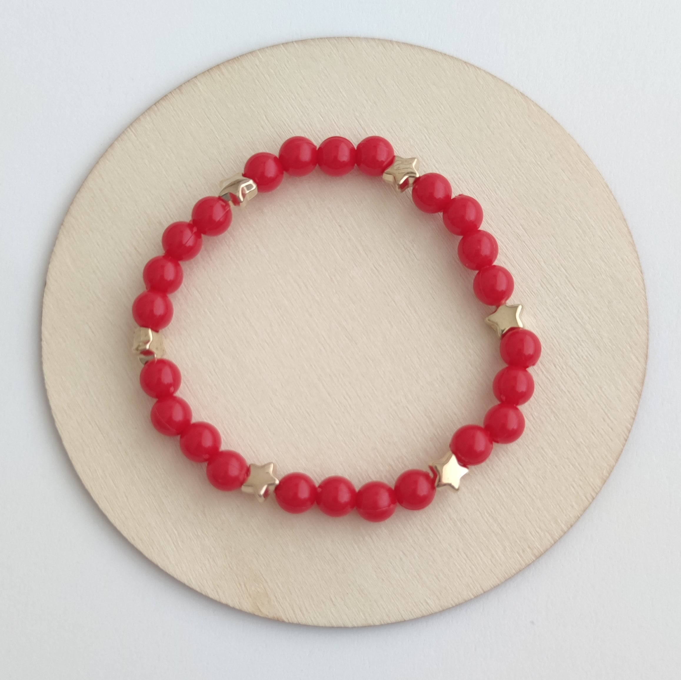 Pulseras de Colores Estrellas Doradas